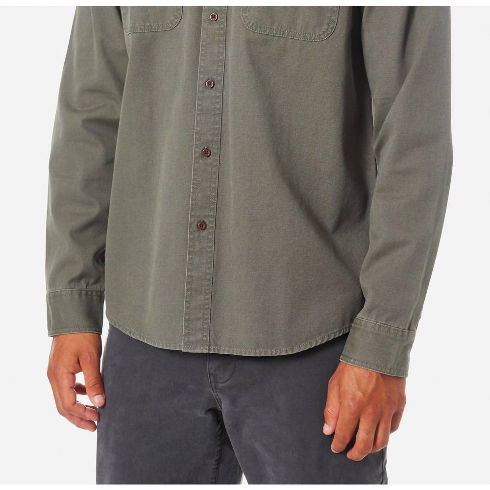 NEW KATIN men's coast cpo shirt in thyme - Picture 4 of 5